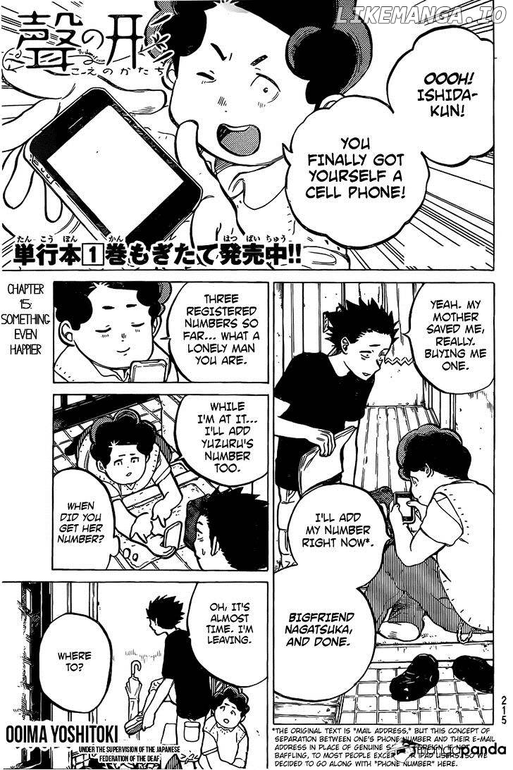A Silent Voice, Chapter 15 image 02